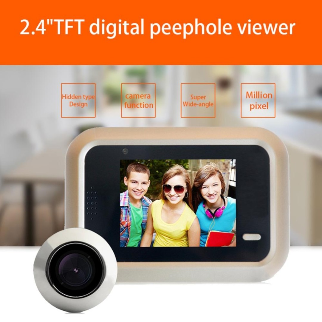 2.4 inch Color Screen Video Door Phone System Digital Peephole