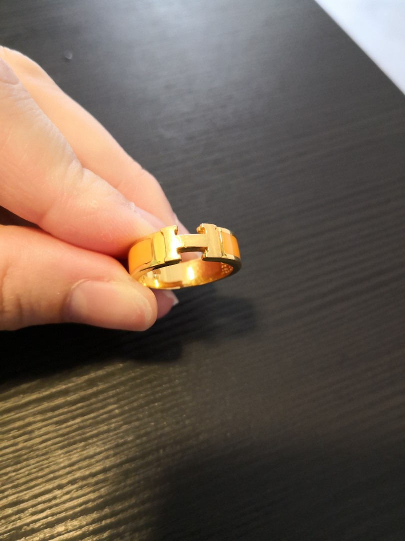 Gold hermes outlet ring