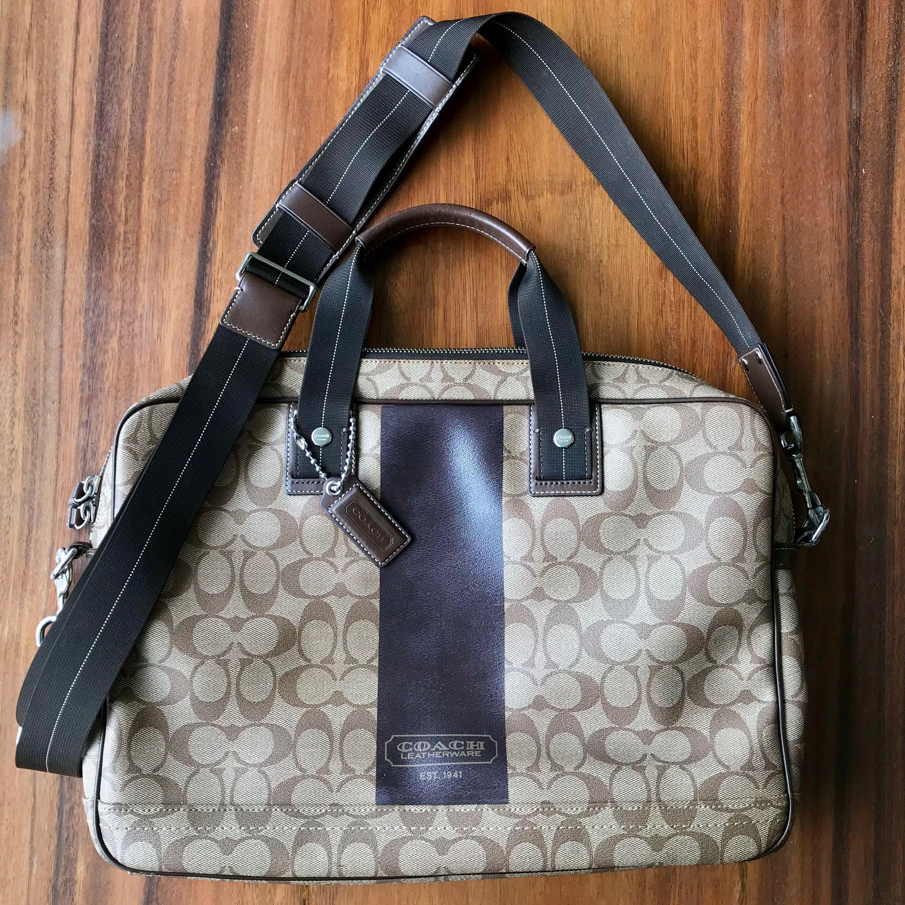 coach brief bag