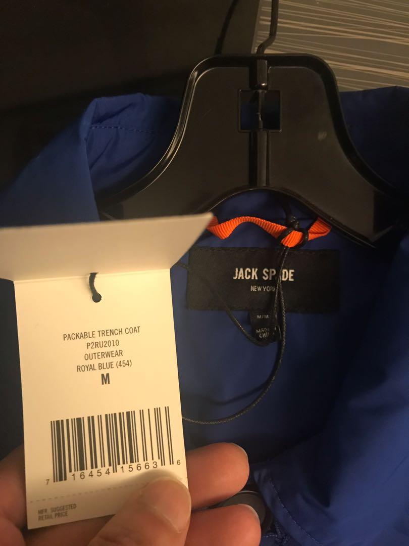 All new Jack Spade trench coat, 名牌, 服裝 Carousell