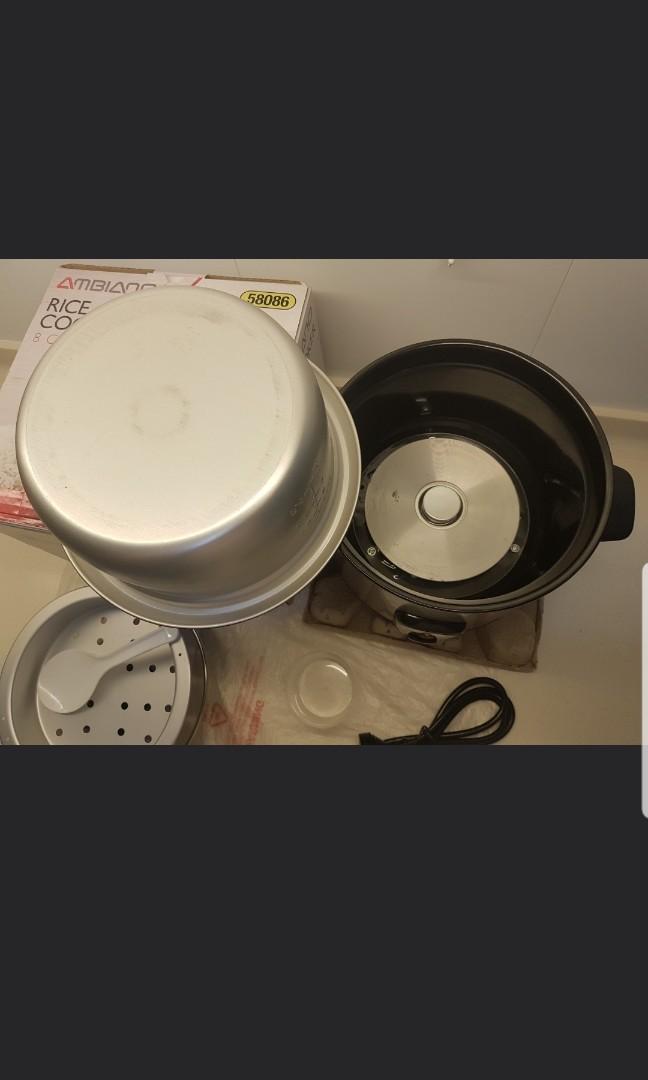 Ambiano 8 Cup Rice Cooker 500W (with steamer tray) > From Australia