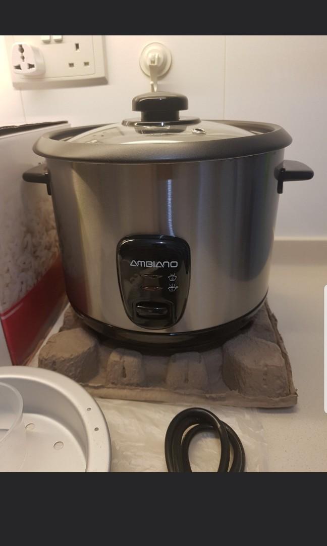 Ambiano 8 Cup Rice Cooker 500W (with steamer tray) > From Australia