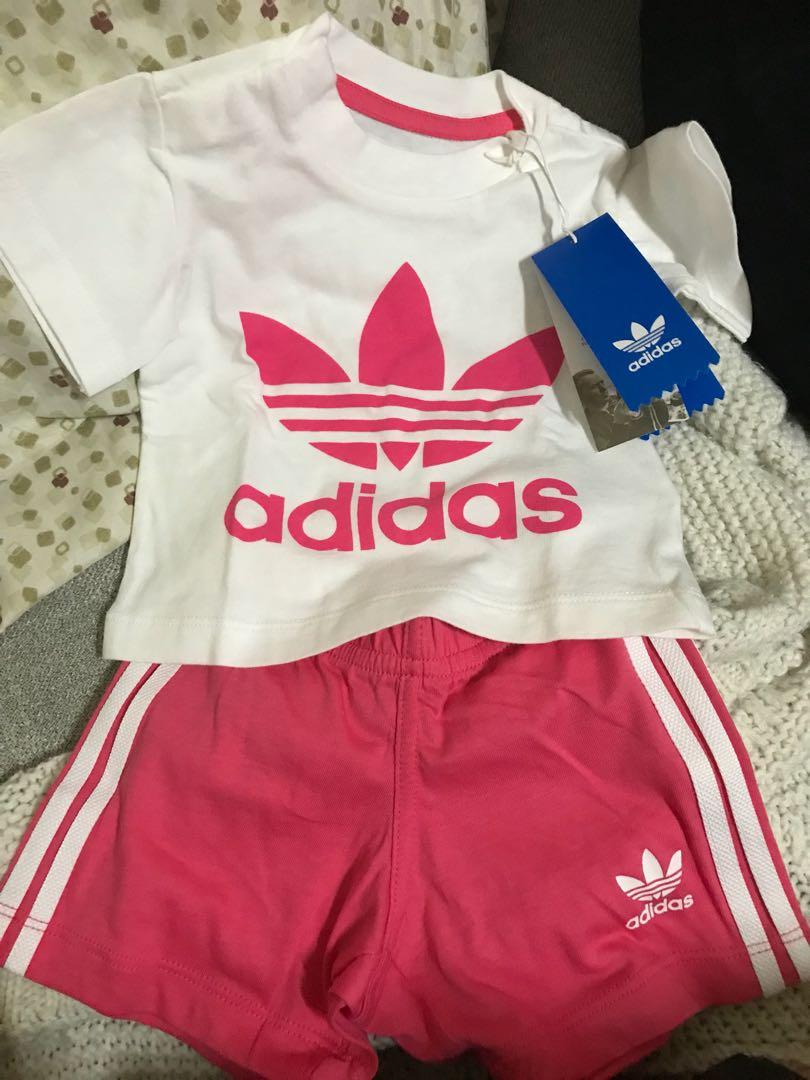 adidas baby girl set