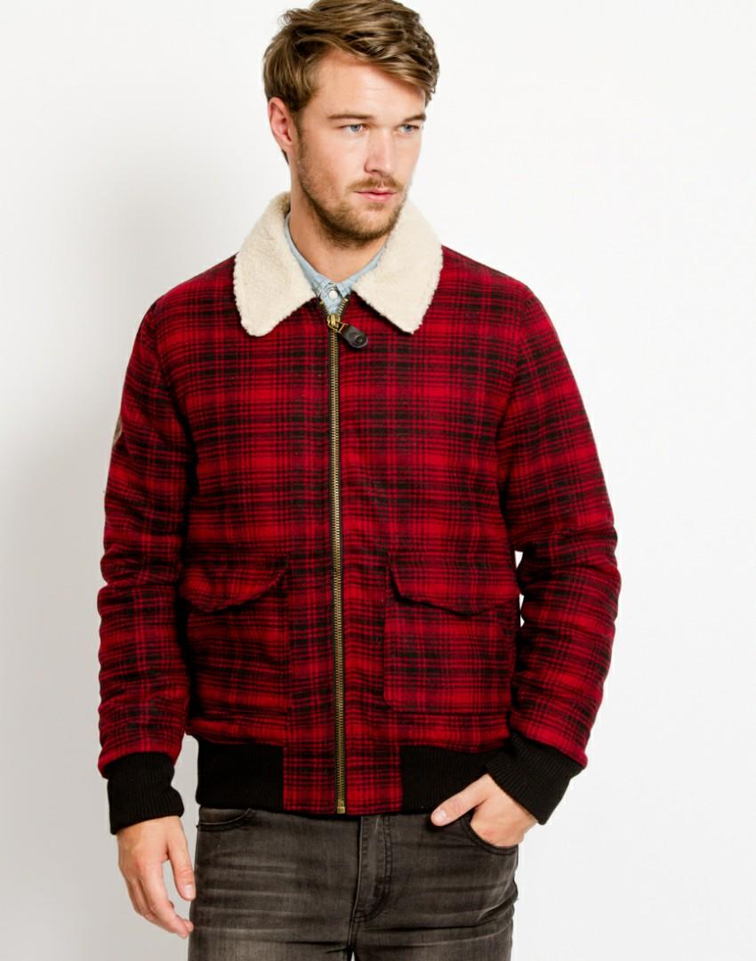 Bellfield Paramount Sherpa Lumber Jacket Men s Fashion Coats Jackets and Outerwear on Carousell