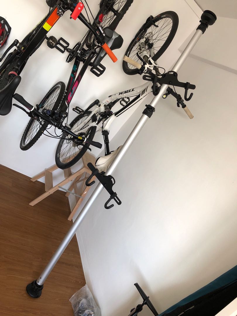 ceiling mounted bicycle rack