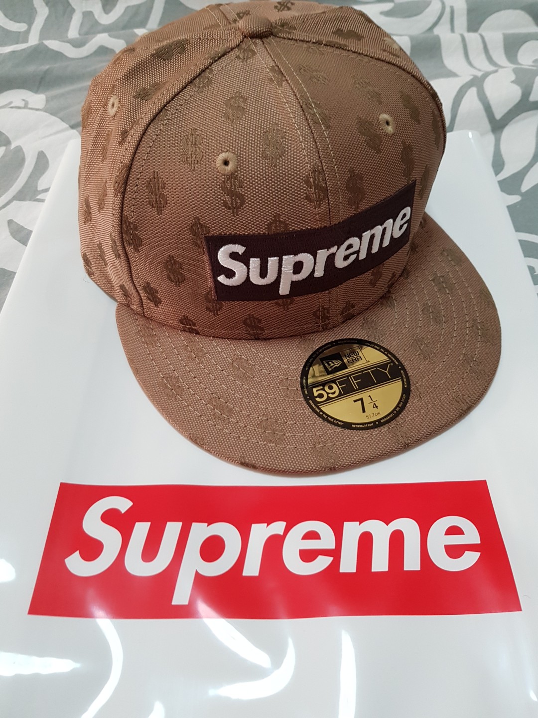 Supreme monogram hat hotsell