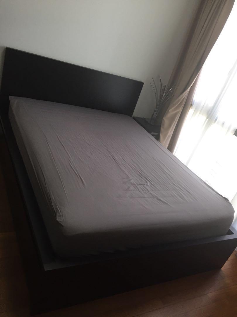 Brand New Queen Size Hovag Mattress From Ikea Furniture Beds