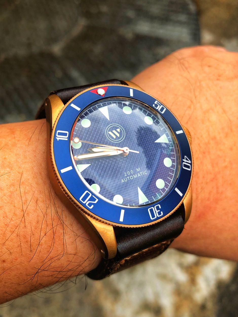 Bronze Automatic Diver Watch, Men's Fashion, Watches on Carousell