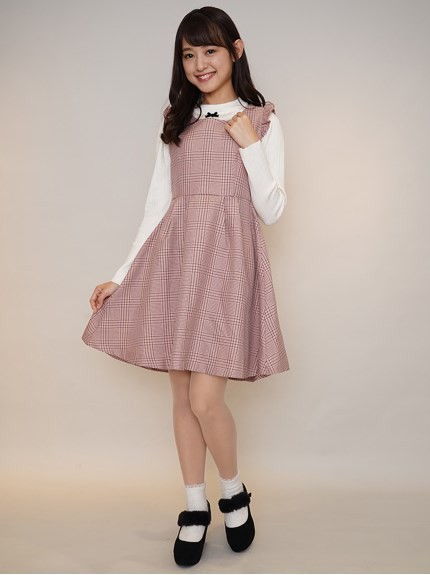 限時特價 日牌cherite By Prime Pattern全新紛紅格仔連身裙 女裝 連身裙 套裝 傳統服飾 Carousell
