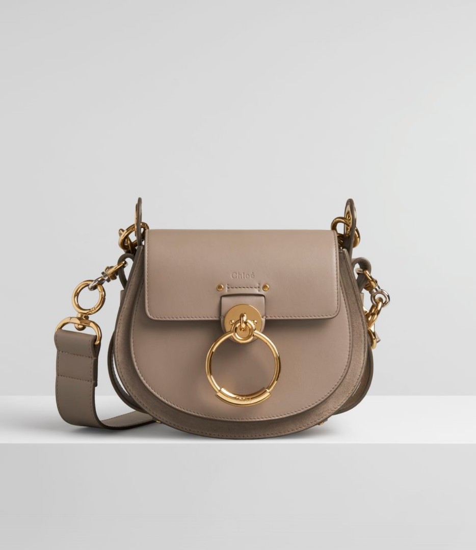 Chloe small Tess Bag in Motty Grey