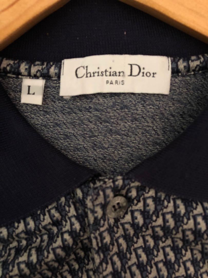 Christian Dior polo shirt Dior Homme Men s Fashion Tops Sets Tshirts Polo Shirts on Carousell