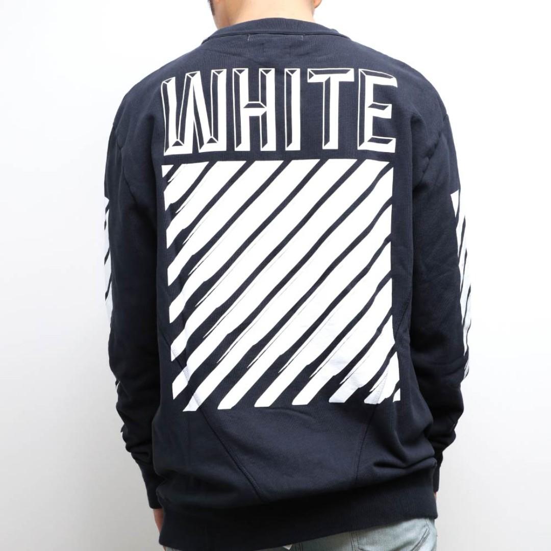 Clearance Off White 15fw 3d White Crewneck Men S Fashion