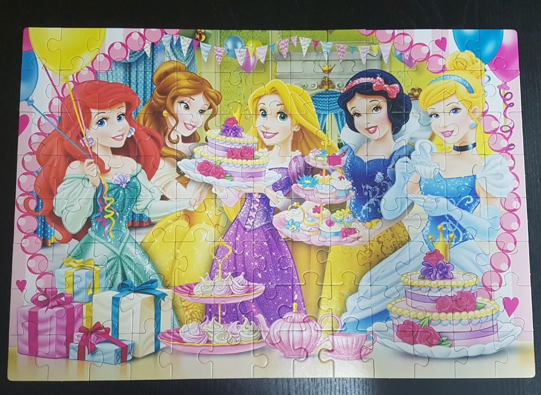 CLEMENTONI DISNEY PRINCESSES SUPERCOLOR JIGSAW PUZZLE 104PCS # ...