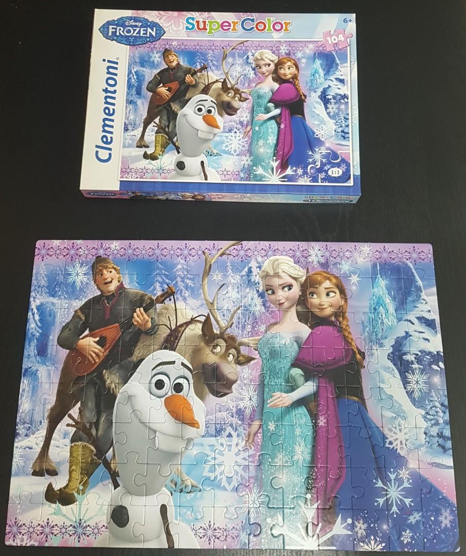 CLEMENTONI FROZEN SUPERCOLOR JIGSAW PUZZLE 104PCS #Endgameyourexcess ...
