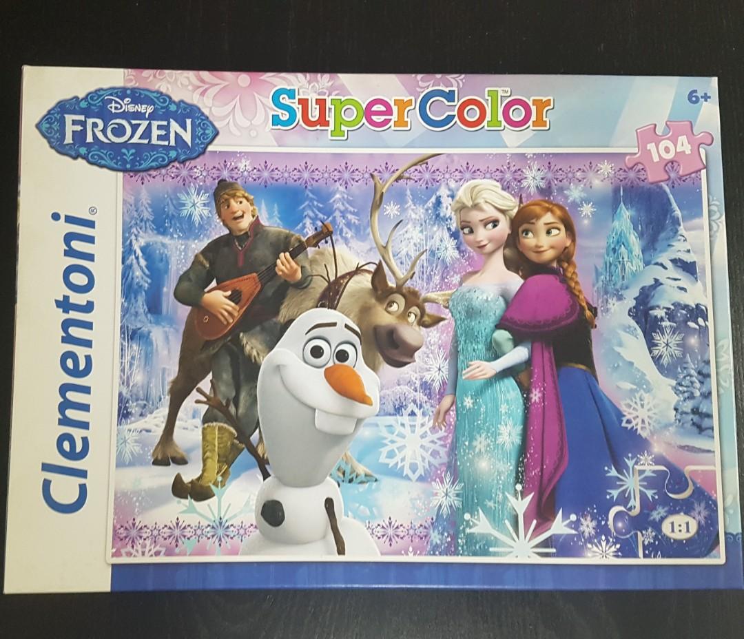 CLEMENTONI FROZEN SUPERCOLOR JIGSAW PUZZLE 104PCS #Endgameyourexcess ...
