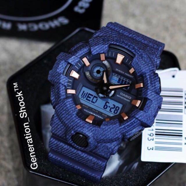 G shock top ga 700 denim
