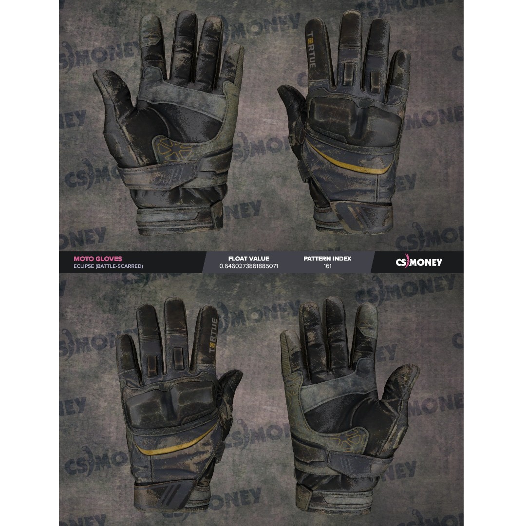 CSGO Moto Gloves Eclipse BS, Video Gaming, Gaming Accessories, Game