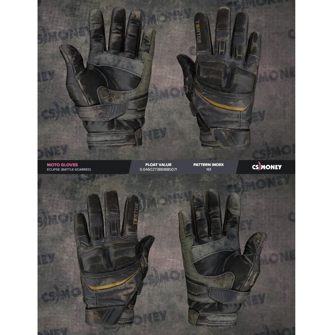 CSGO Moto Gloves Eclipse BS, Video Gaming, Gaming Accessories, Game