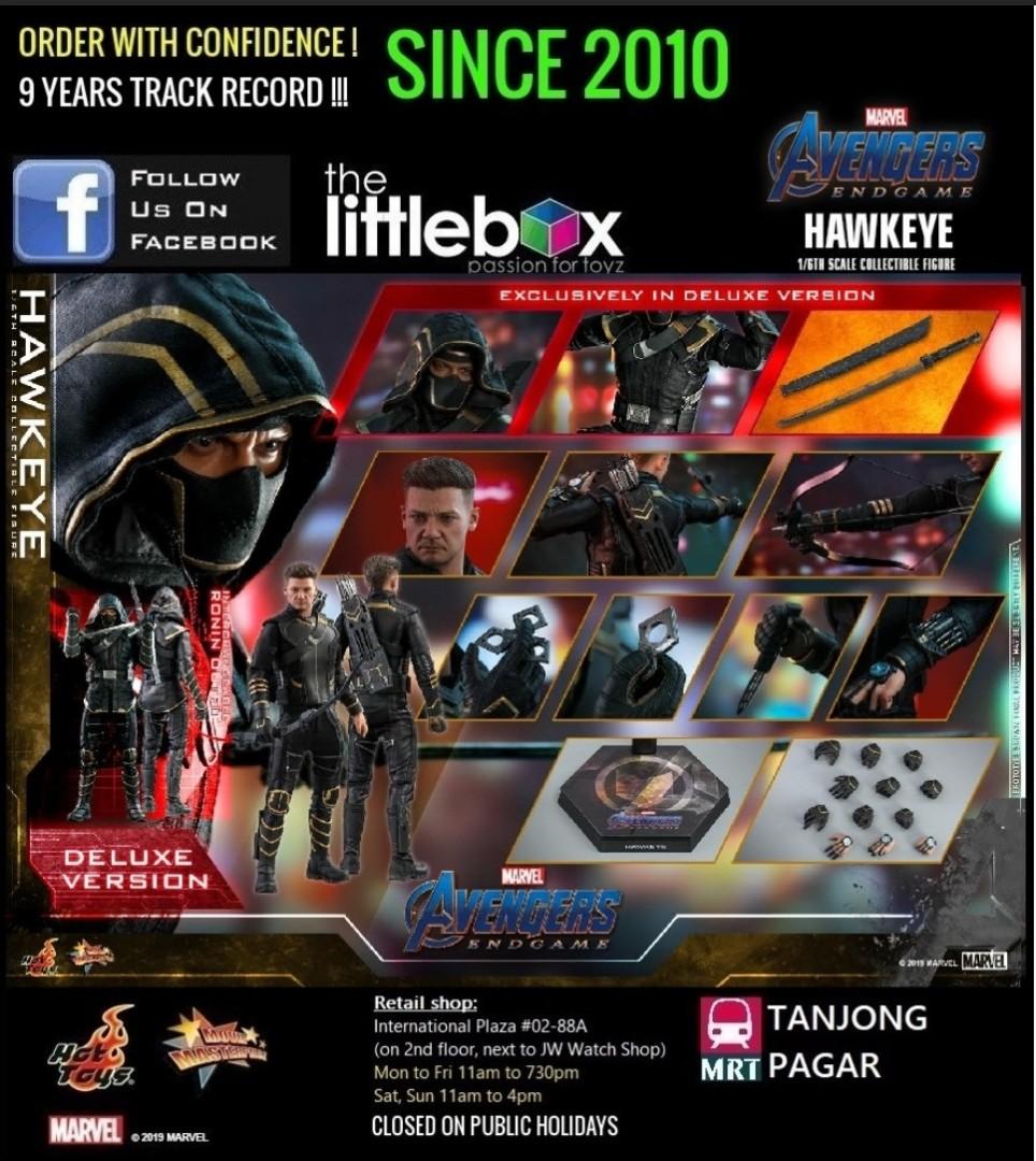 Deluxe Hot Toys Mms532 Avengers Endgame Hawkeye Ronin Toys Games Bricks Figurines On Carousell