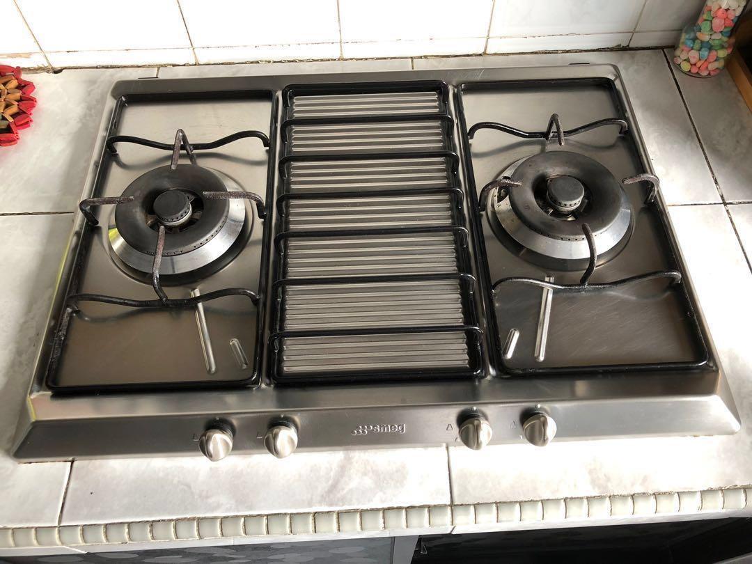 Electric Smeg Hob 2 Burning With 2 Small Burner Built In Home Appliances Kitchenware On Carousell