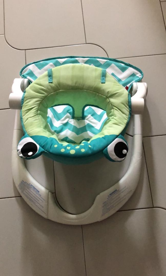 Fisher Price Deluxe Sit Me Up Frog Floor Seat Babies Kids Toys Walkers On Carousell