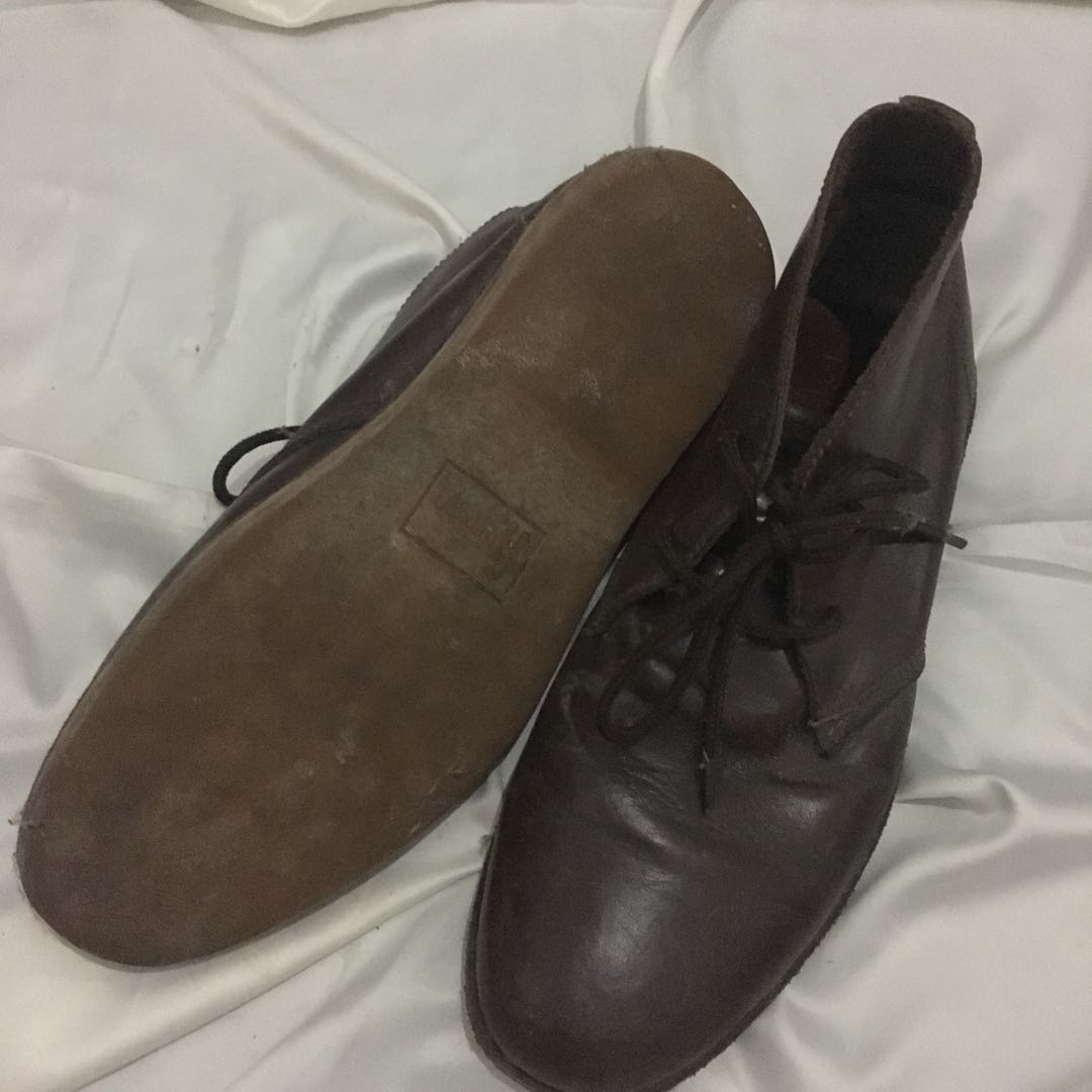 Flankers Leather Boots, Fesyen Pria, Sepatu , Sepatu Formal di Carousell