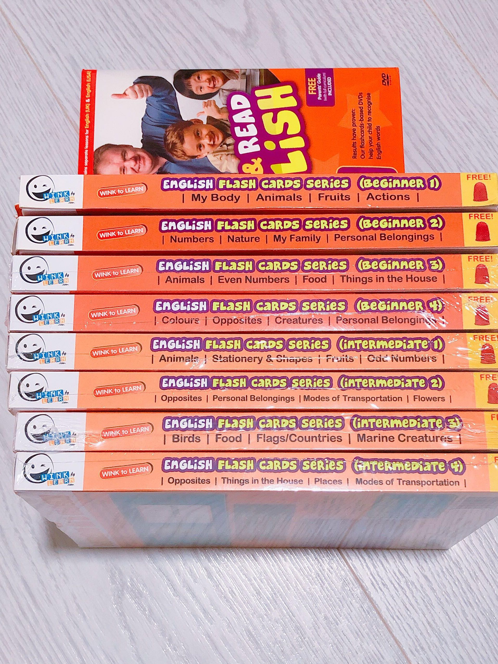 Full Set Wink To Learn Beginner Intermediate Flashcards Everything Else On Carousell