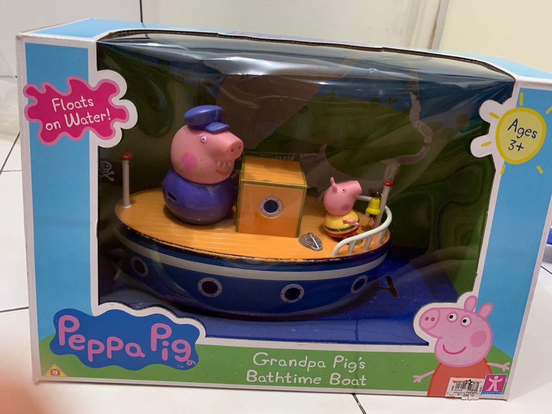 grandpa pig bathtime boat