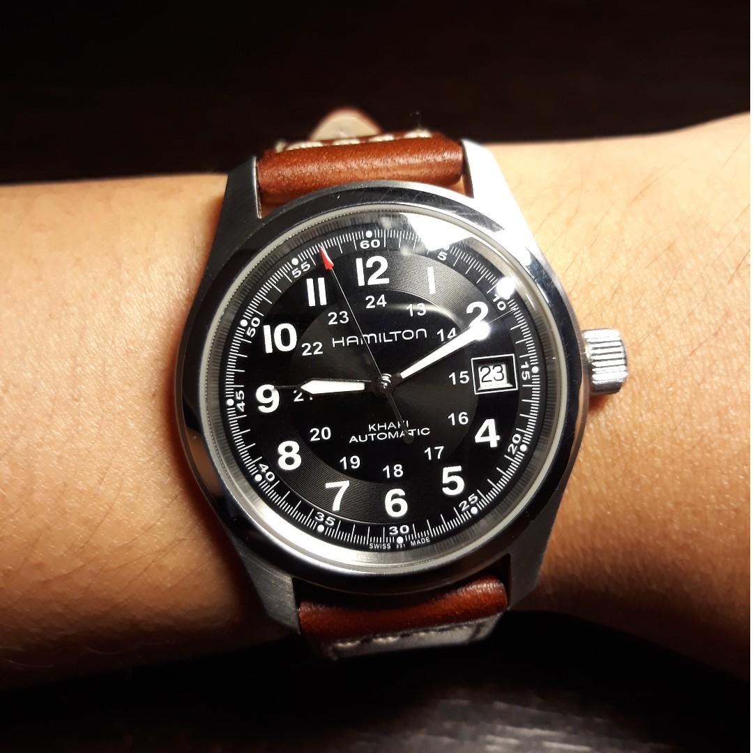 Hamilton Khaki Field Automatic 38mm Men S Fashion Watches On Carousell