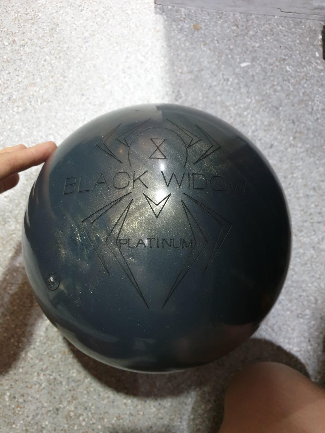 HAMMER black widow platinum bowling ball, Sports Equipment, Sports