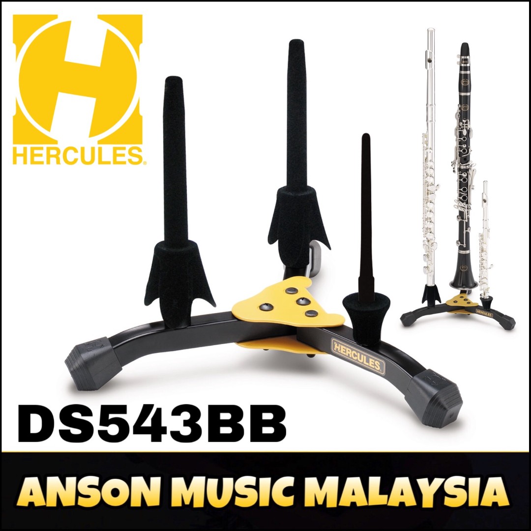 Hercules DS543BB Flute, and Piccolo Stand w/Bag, Hobbies