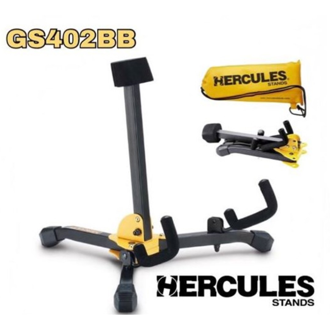 Hercules GS402BB Mini Electric/Bass Guitar Stand, Hobbies & Toys, Music