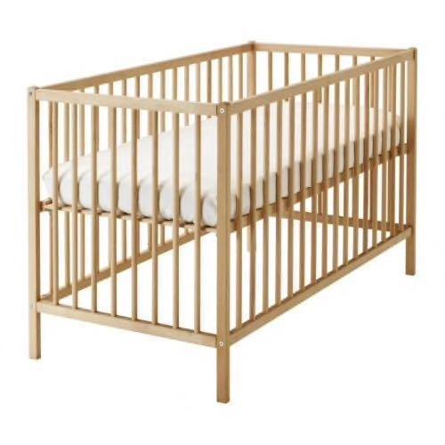 Ikea Crib With Mattress And Mattress Cover Good As Brand New Babies Kids Cots Cribs On Carousell