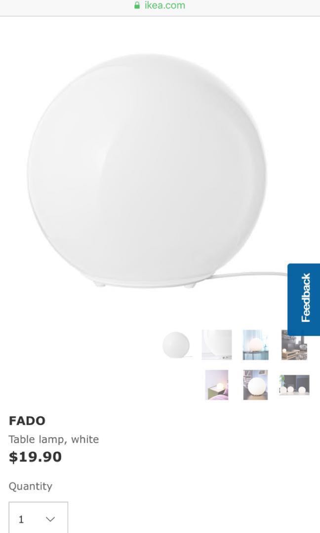 Ikea Round Table Lamp White Furniture Home Living Decor Other On Carou Ikea Round Table Lamp White, Round Table Lamp Ikea