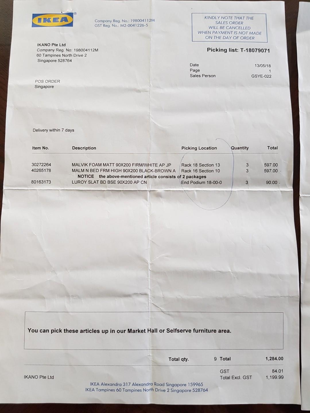 Ikea single storage bed. Like new with receipt May 18, Furniture & Home Living, Furniture, Bed