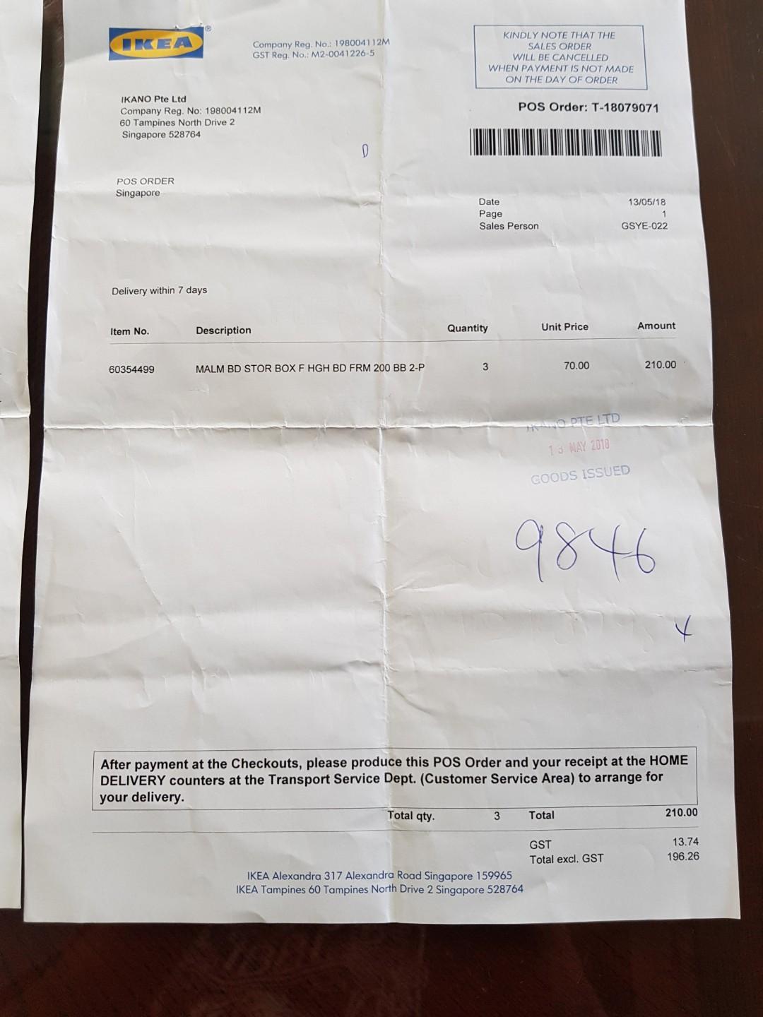 Ikea single storage bed. Like new with receipt May 18, Furniture & Home Living, Furniture, Bed