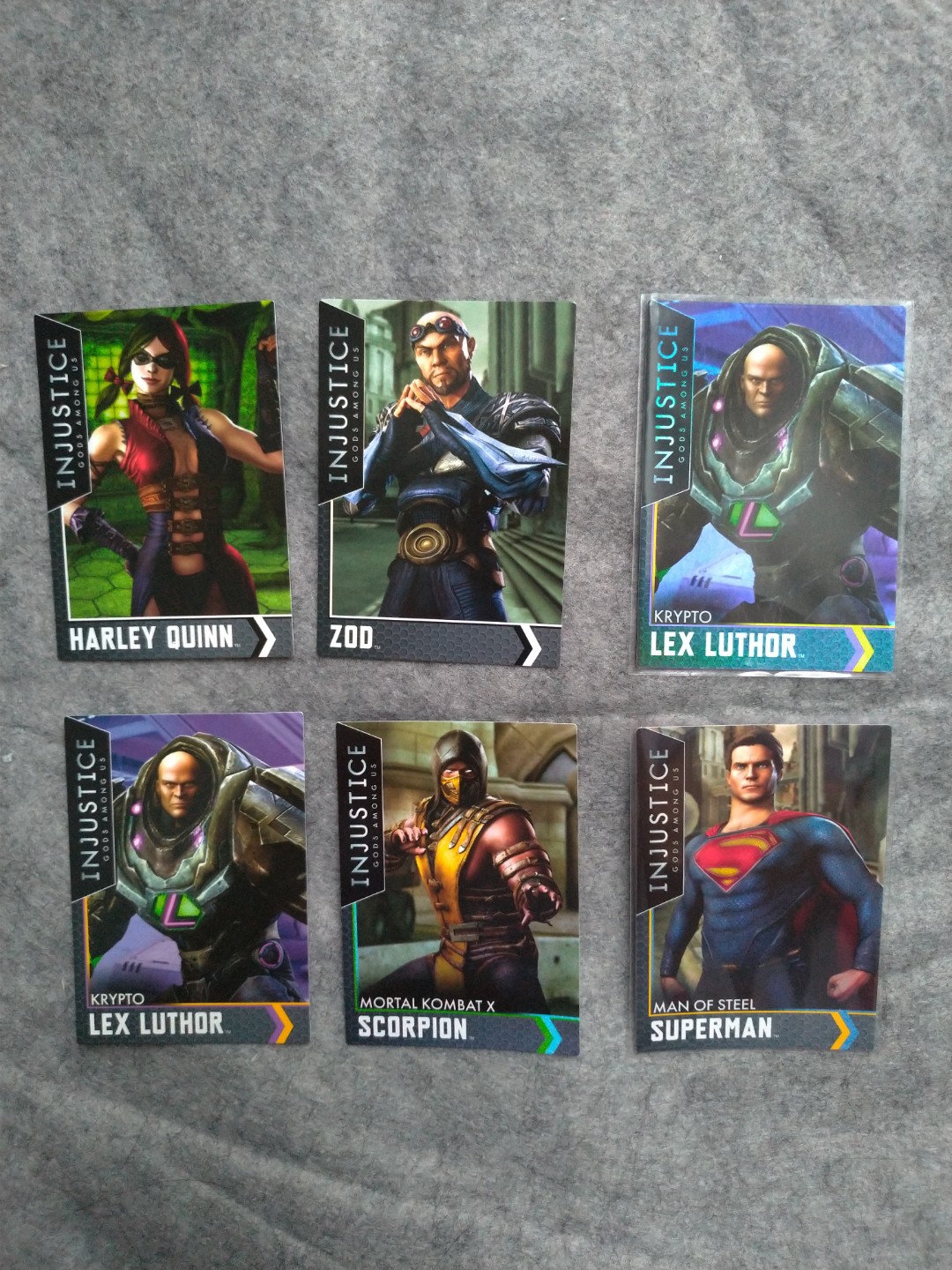 Injustice Arcade Series 1 Cards Dc Superman Lex Etc Hobbies Toys Toys Games On Carousell