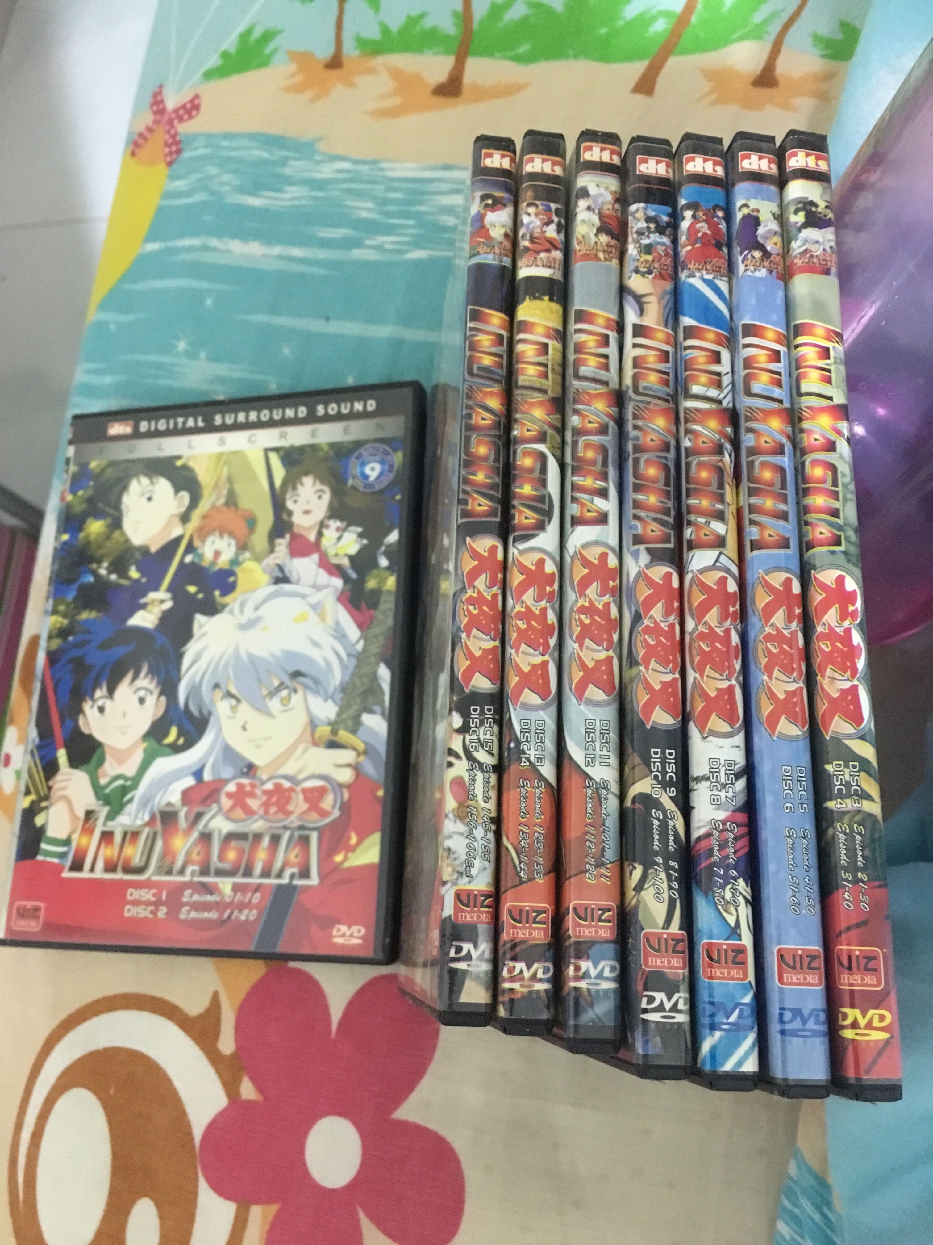 Inuyasha Dvds Complete Series Of 166 Episodes Books