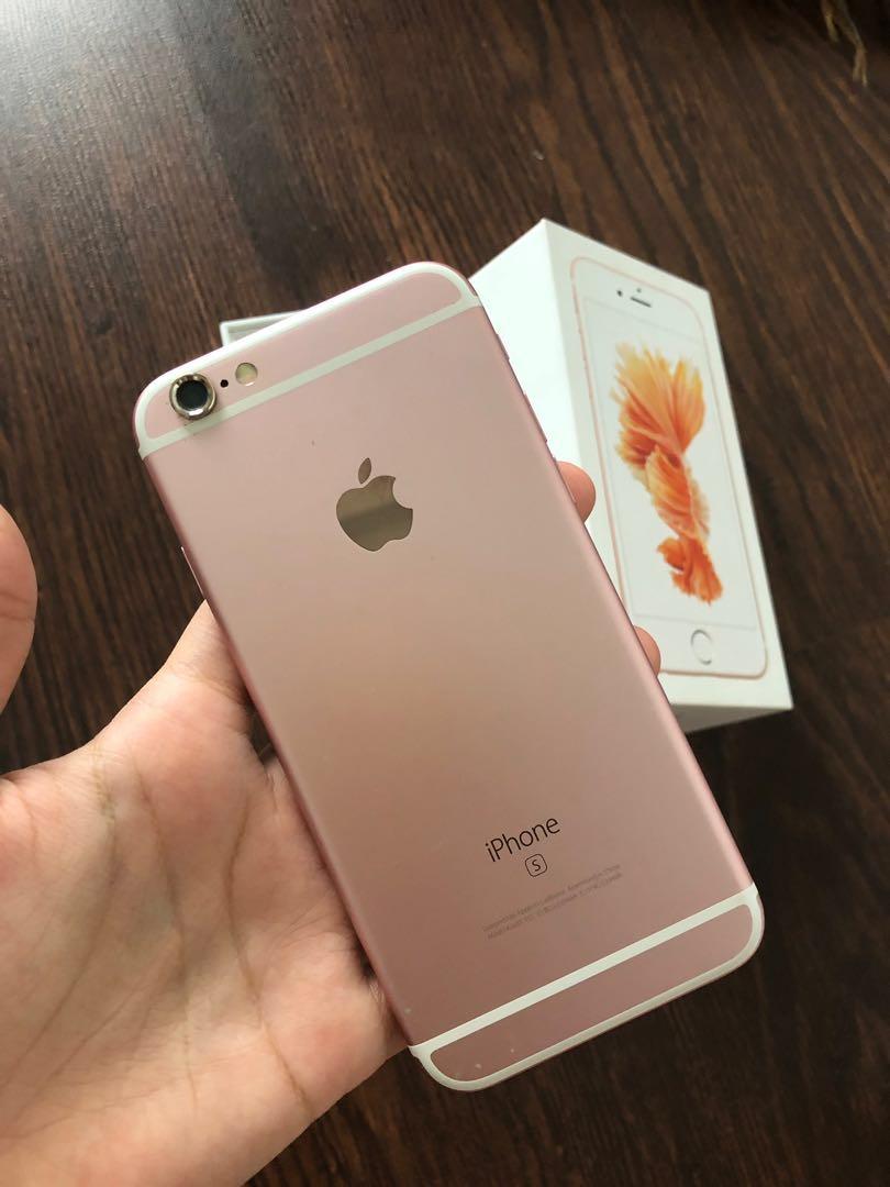 Iphone 6s Rose Gold 16gb Palembang Telepon Seluler Tablet Iphone Iphone 6 Series Di Carousell