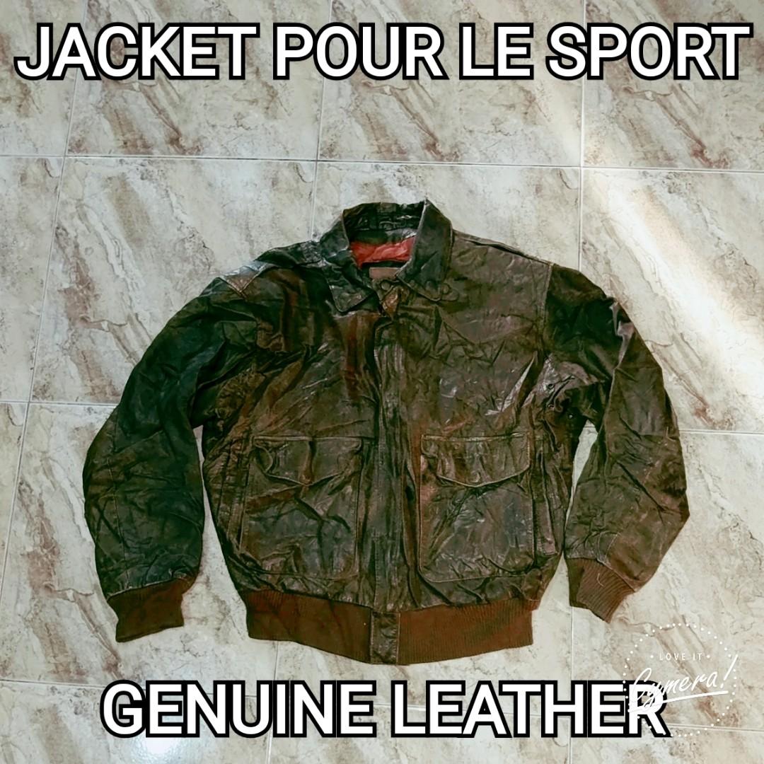 Jacket Leather Pour Le Sport