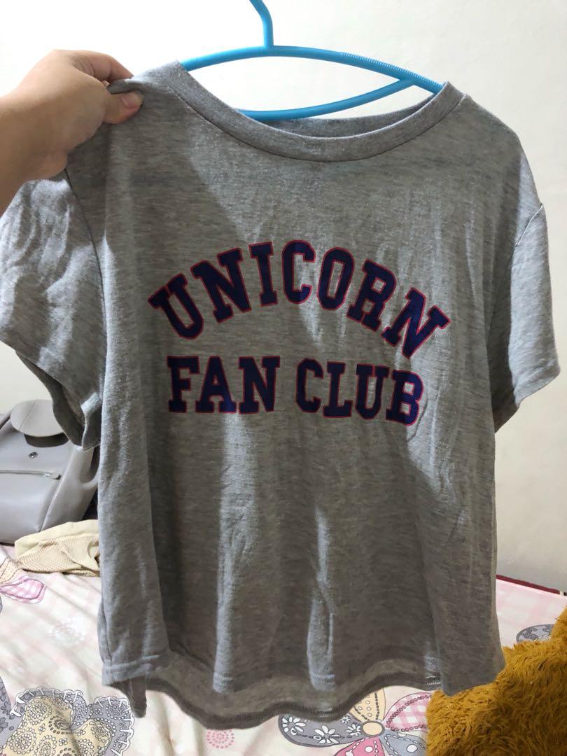 Kaos Unicorn Women S Fashion Women S Clothes Tops On Carousell