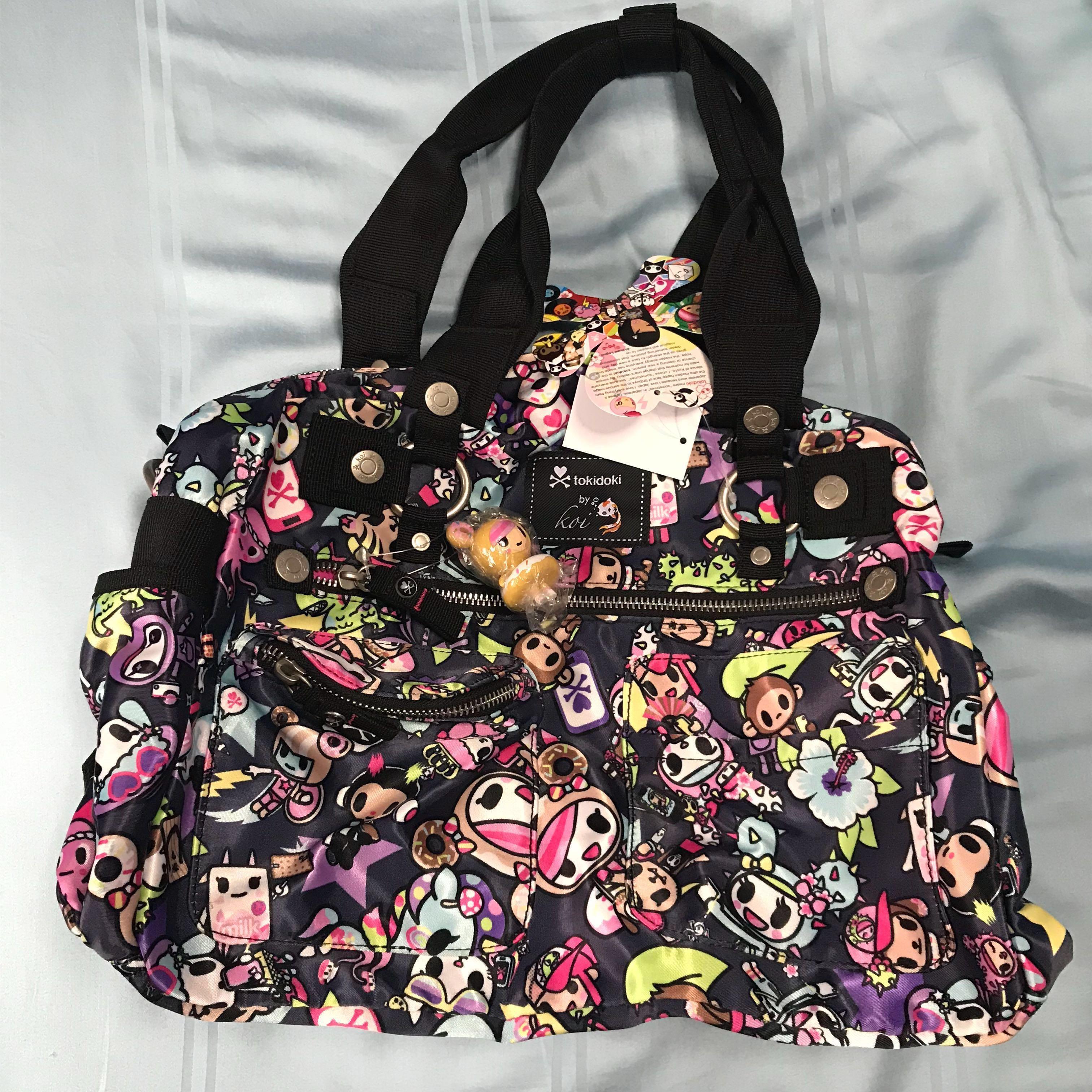 Koi Design Printed Utility Bag Tokidoki Sharing Selfies