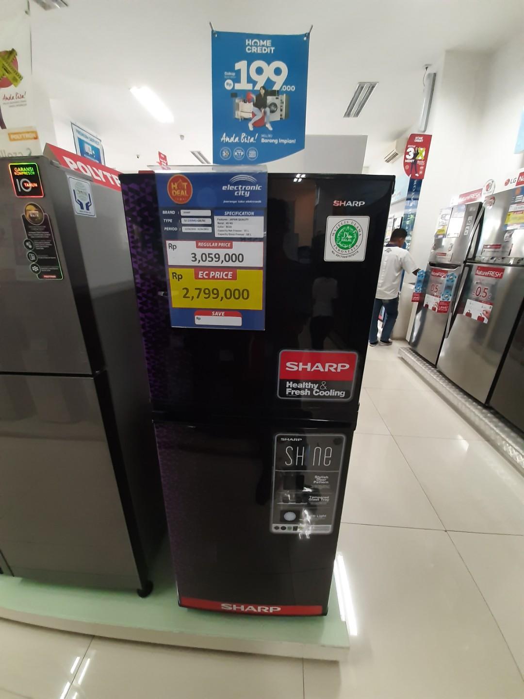 Kulkas Sharp 2 Pintu Kredit Tanpa Dp Gratis 1 Kali Angsuran