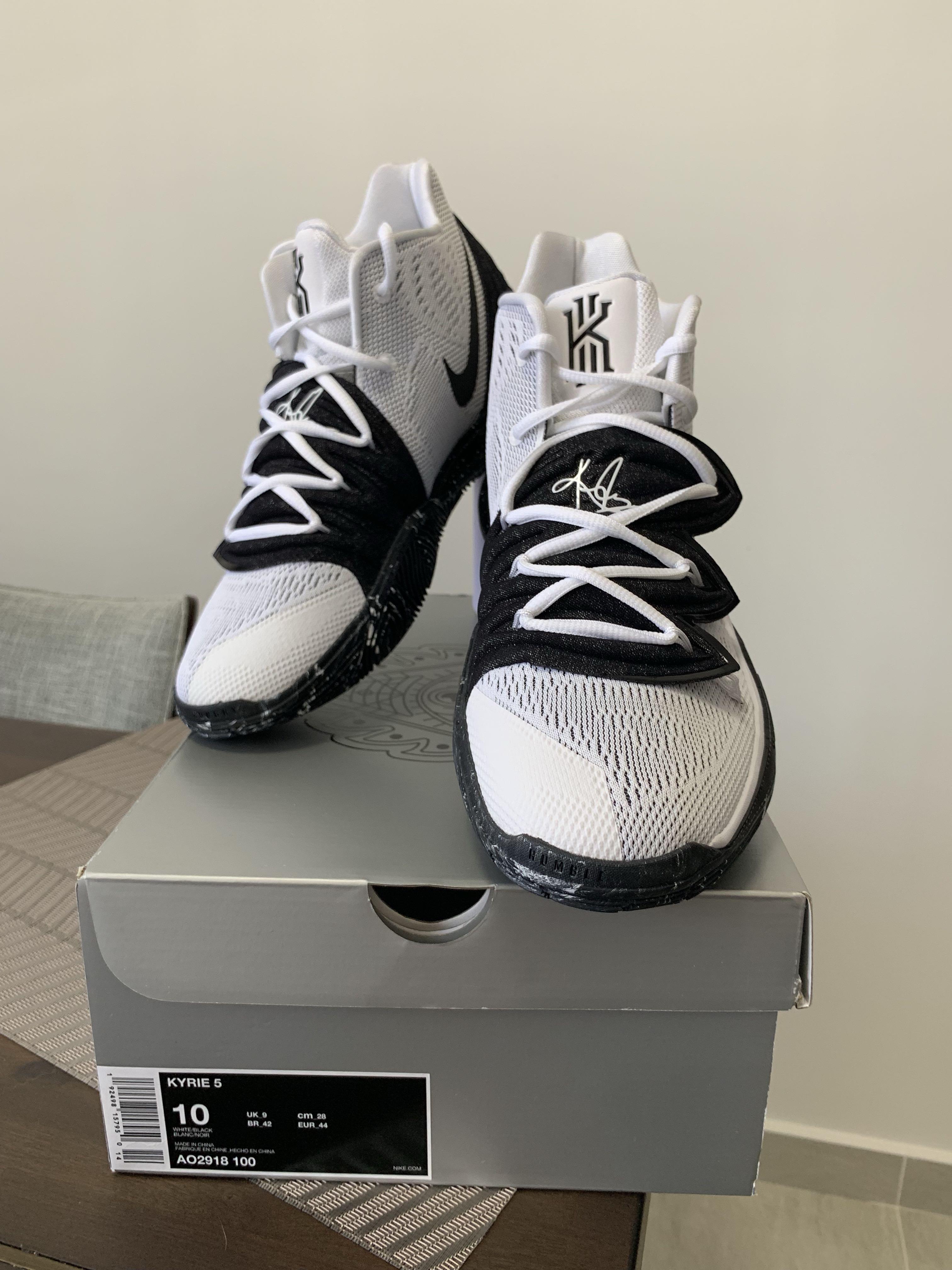 Kyrie 5 Oreo Nike BNIB Men s Fashion Footwear Sneakers on Carousell