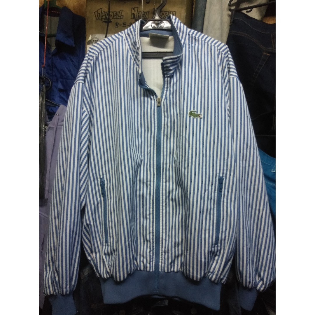 Lacoste striped jacket shop