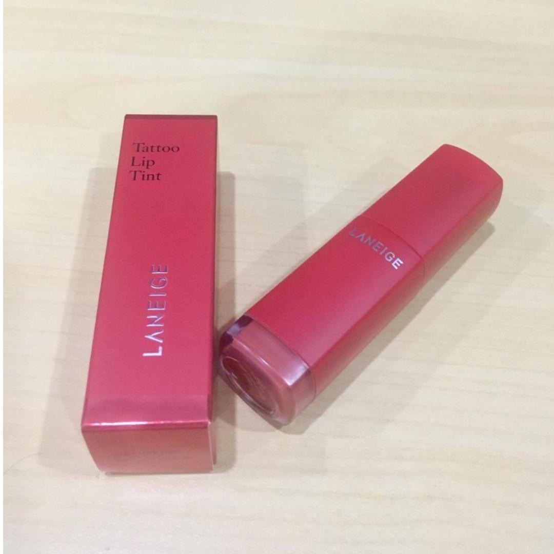 Laneige Tattoo Lip Tint Rose Prism Kesehatan Kecantikan Rias Wajah Di Carousell