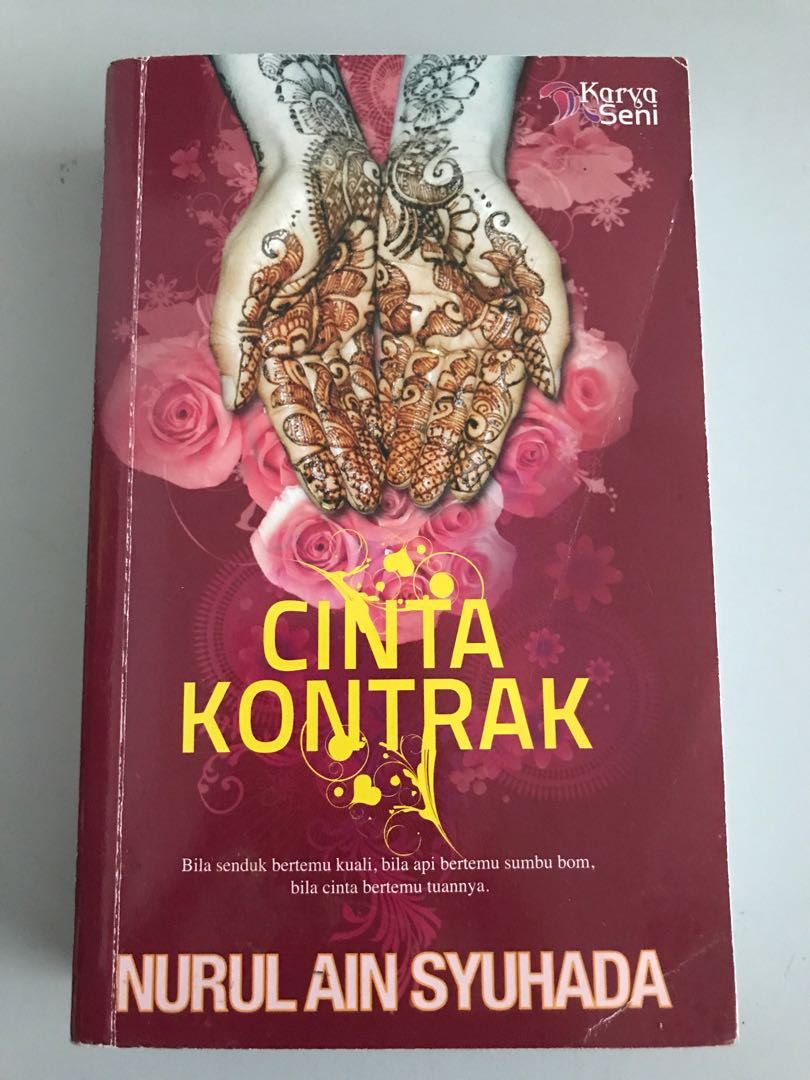 Malay Novels Cinta Kontrak Books Stationery Books On Carousell
