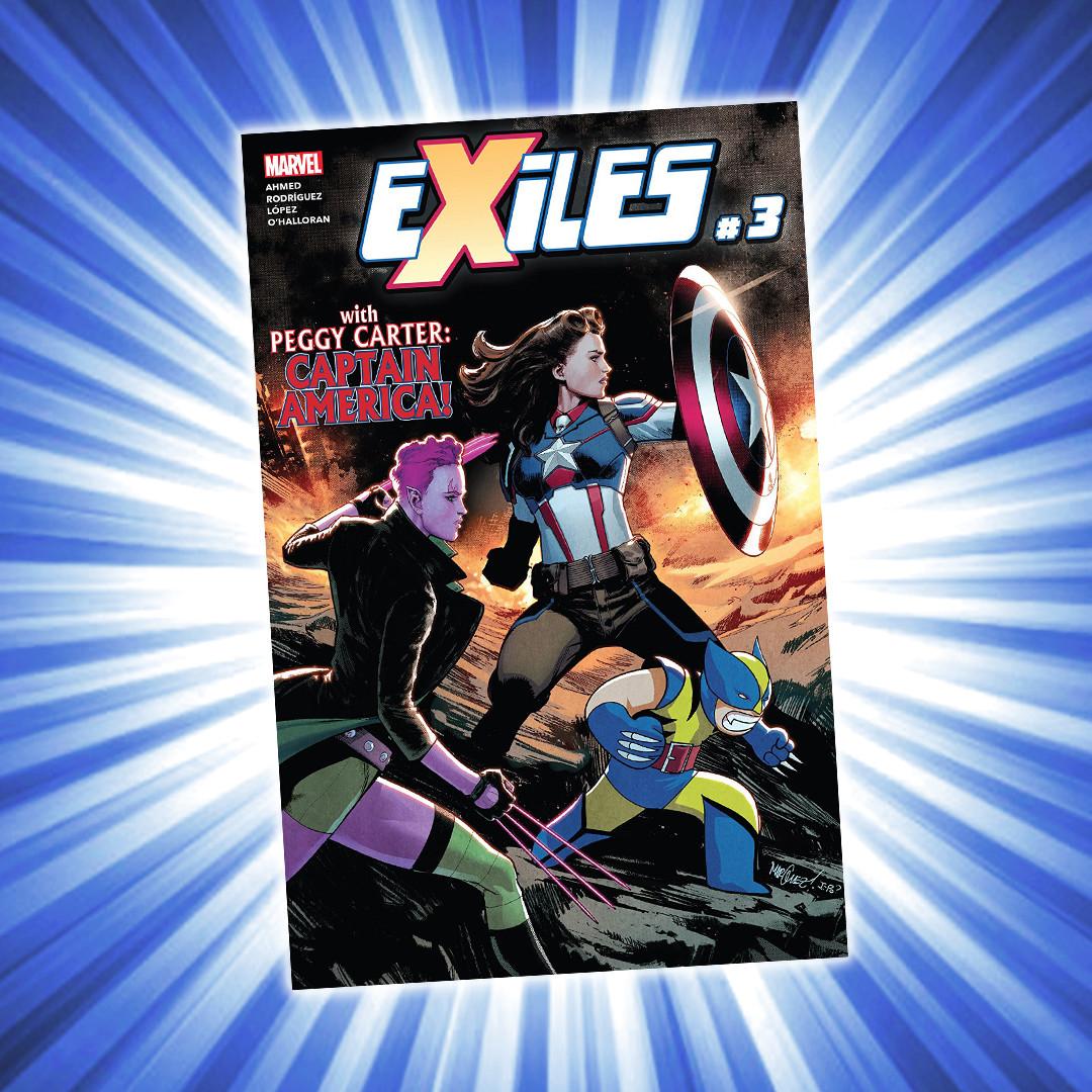 Marvel Comics Exiles 3 First App Of Peggy Carter As Captain America What If Movie Books Stationery Comics Manga On Carousell