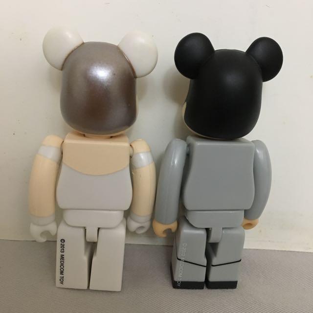 Medicom Be@rbrick 2013 Wedding 100/% Marriage Groom /& Bride Bearbrick set 2pcs