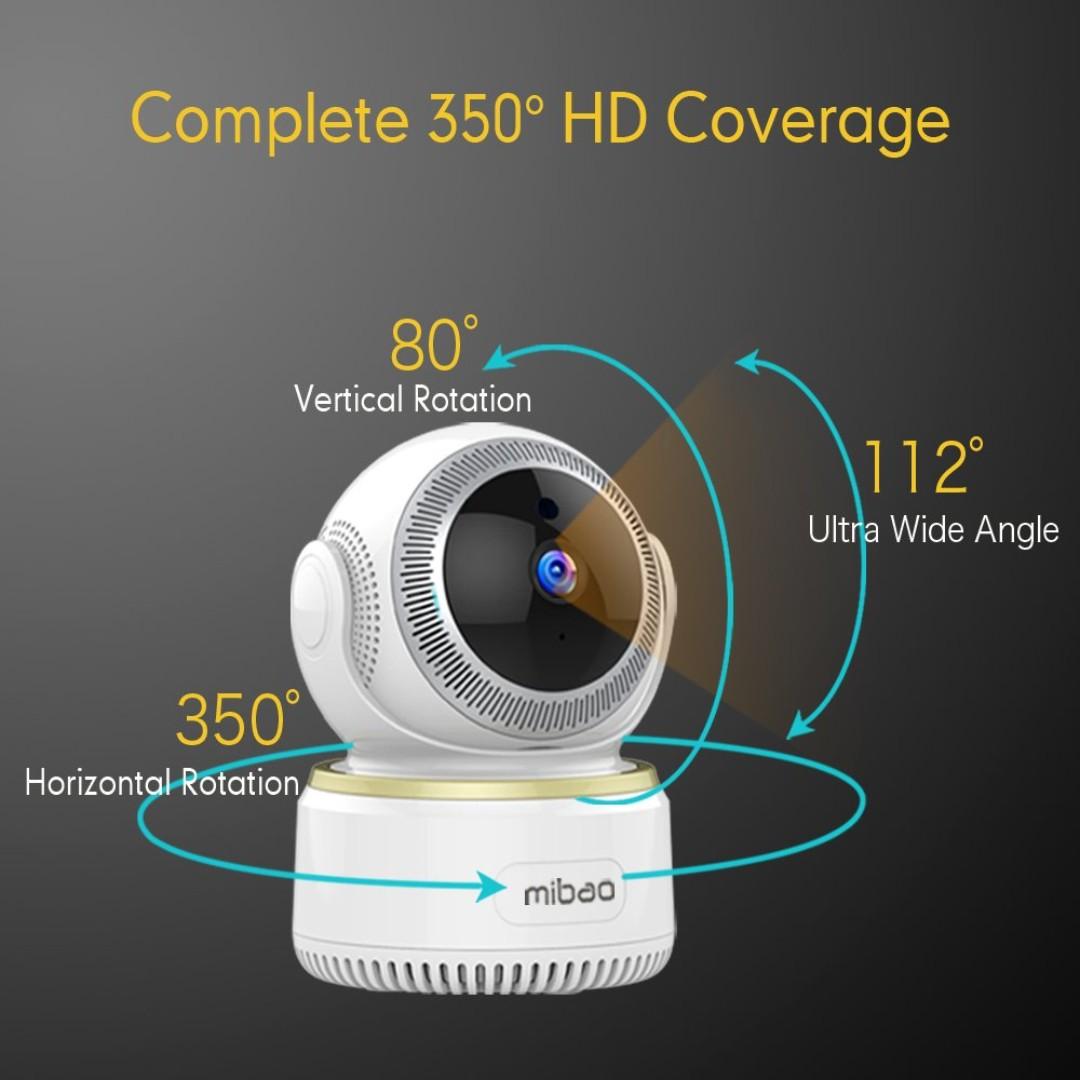 Mibao Security Camera IP Camera 1080P WiFi Surveillance System with HD